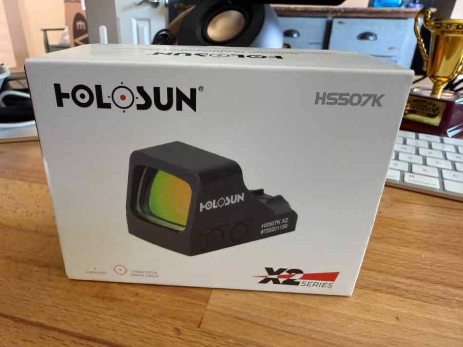 HOLOSUN HS507K X2 Multi-Reticle 2 MOA Dot &amp; 32 MOA