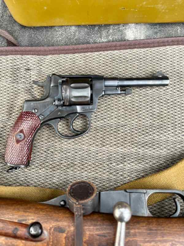 WWII Russian Tula Nagant Revolver 7.62x38