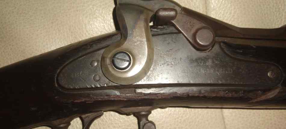 Springfield 1868 trapdoor rifle