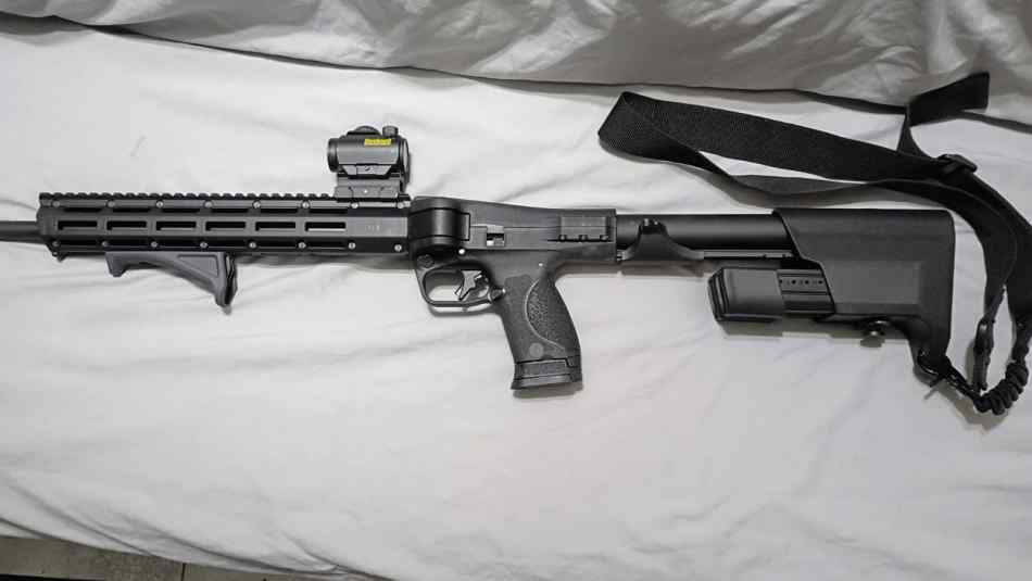 S&amp;W M&amp;P FPC folding carbine 9mm pictures updated 