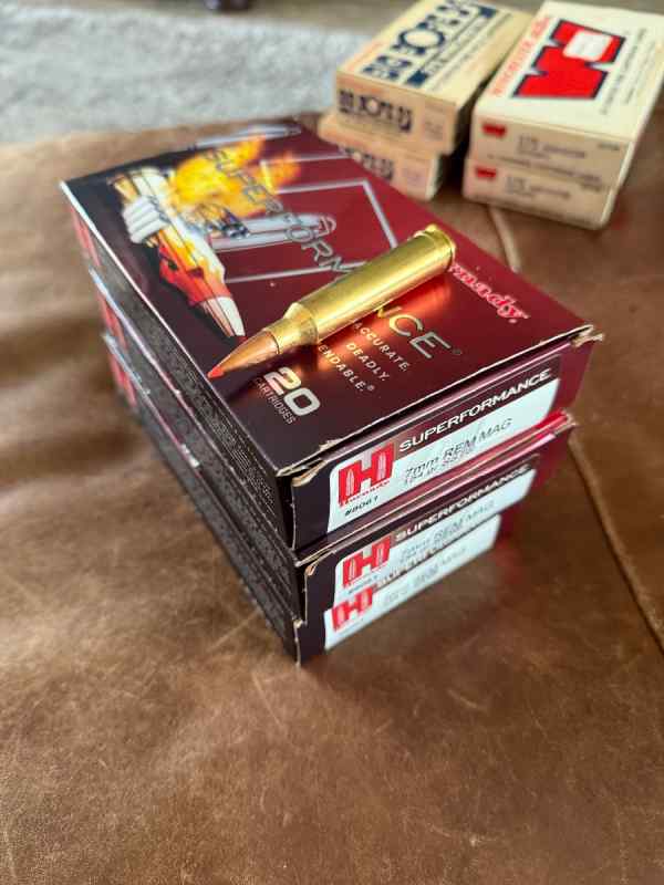 Hornady 7mm Rem Mag 154 gr. ammo. 