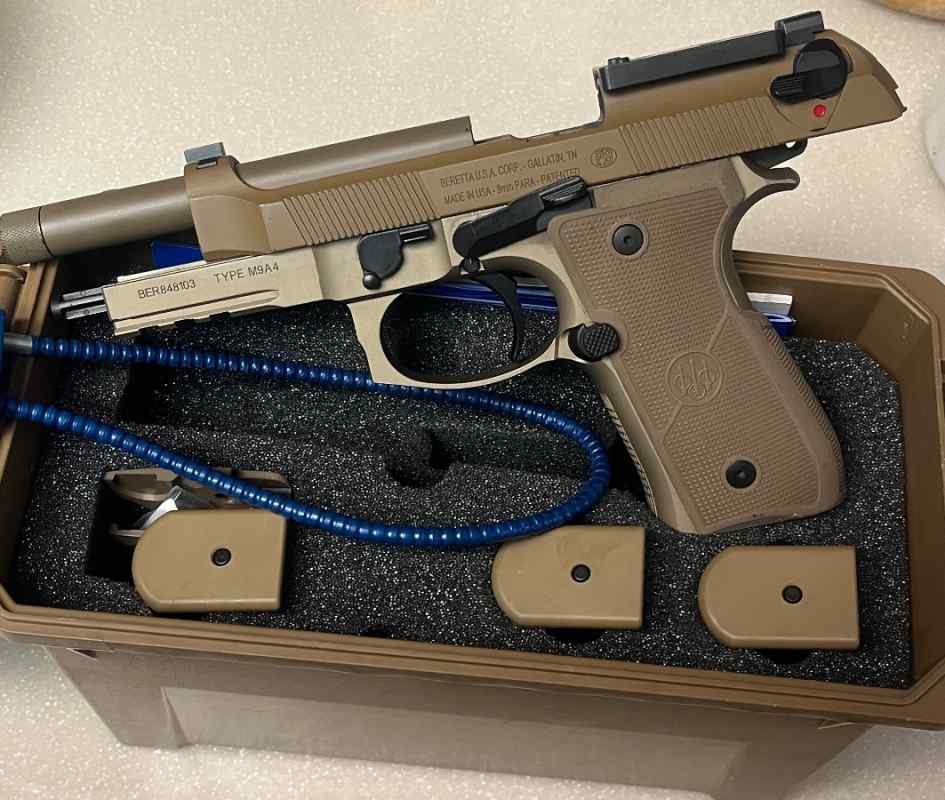 Beretta m9a4 with factory optic mount 