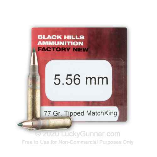 WTB Black Hills 5.56 77 grain Tmk