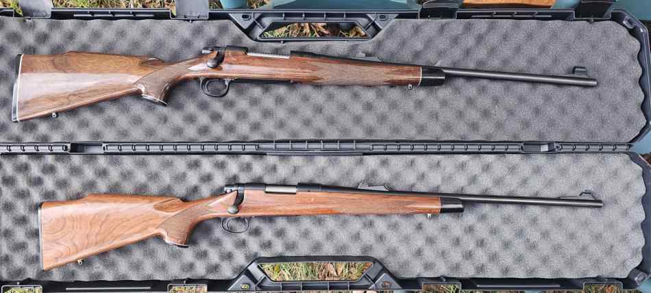 Two Remington 700 BDL rifles