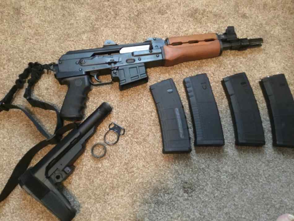 CLOSEST TO A SUBGUN ZASTAVA M85 AK 556