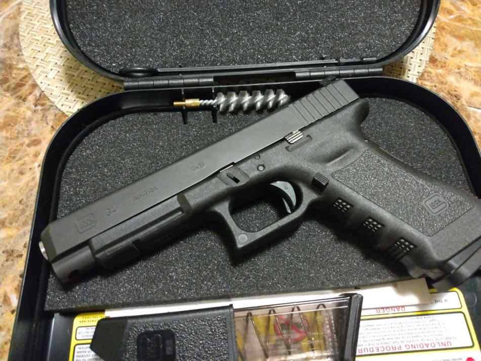 Glock 34 9mm factory cut slide ported match barrel