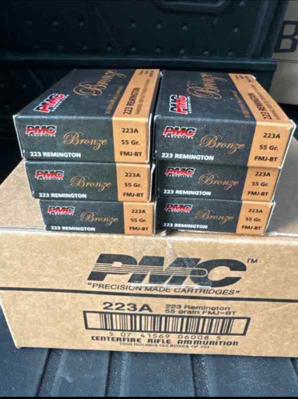 PMC Bronze .223 $480 for 1000rd