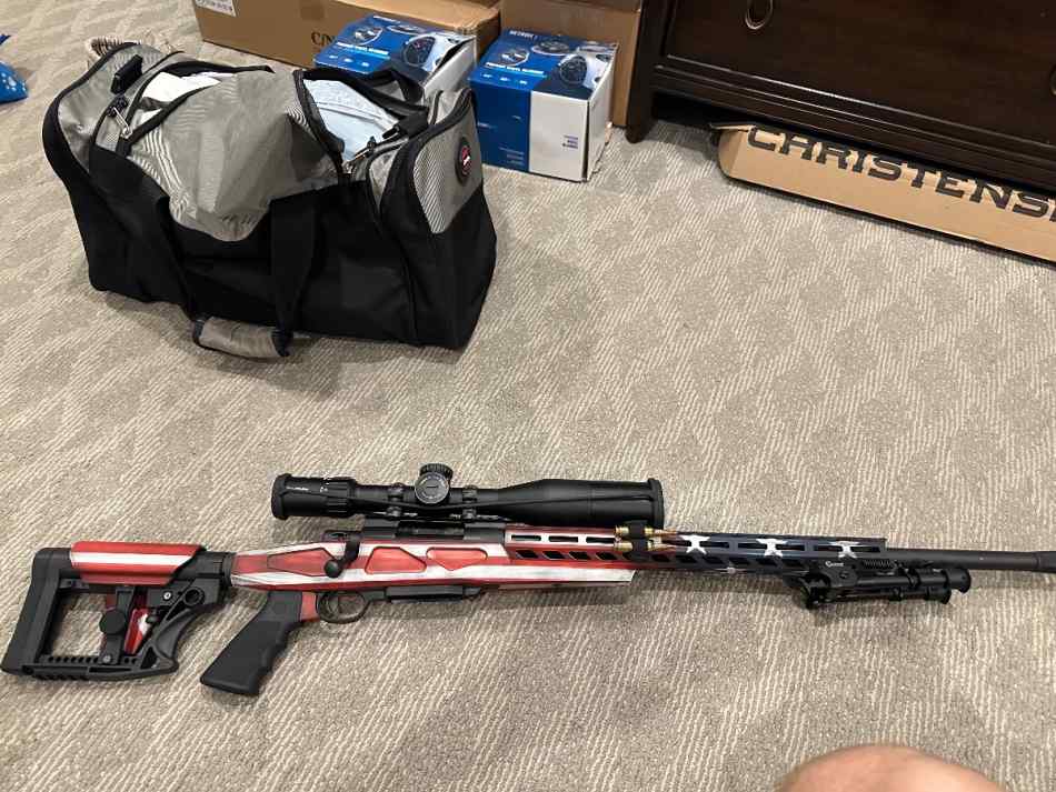 Howa 1500 American flag chassis 6.5 cm