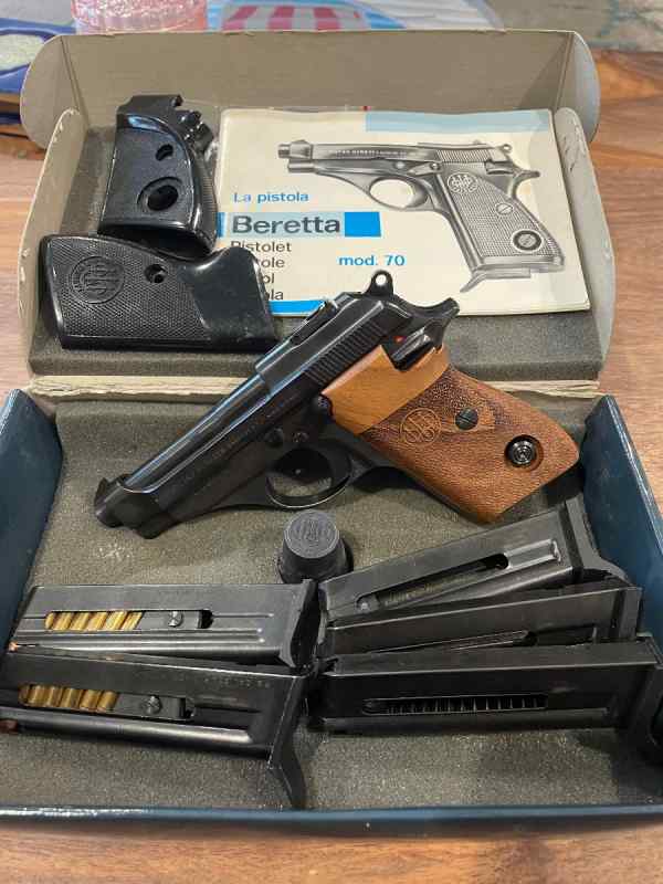 Beretta 70 S 22 LR Pistol Israeli Assassin Pistol