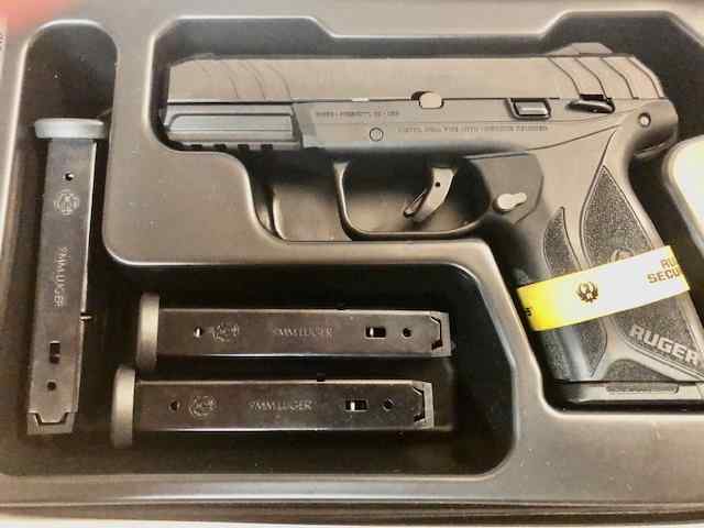 RUGER SECURITY 9-BRAND NEW WITH EXTRA MAGS