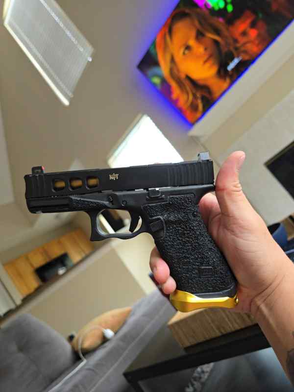 Custom glock 45 with ported barrel 