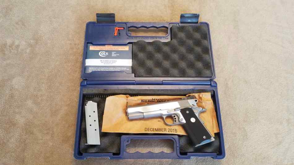 Colt 1911 Gold Cup Trophy Stainless 45 ACP 