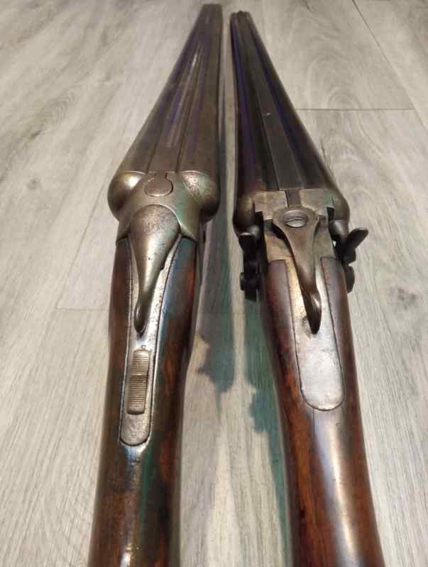 2 Double Barrel 12ga Shotguns