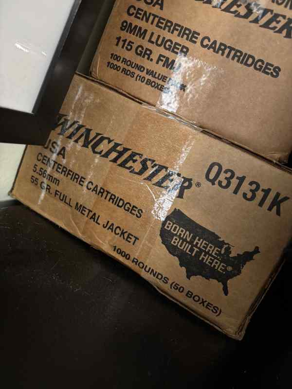 Winchester 556 55gr 1000rd case