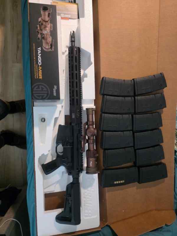New Sig 716 w/Sig tango MSR &amp; extras