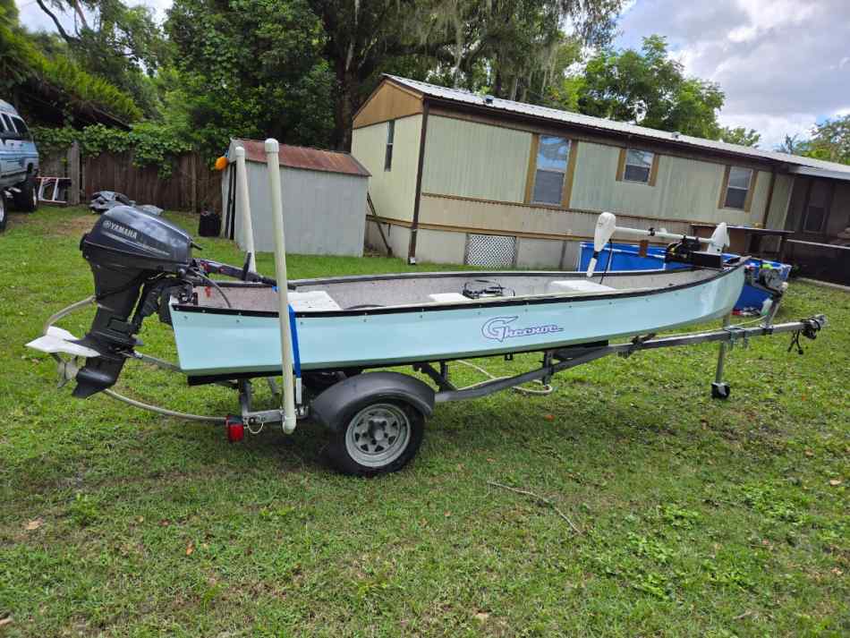 13&#039; Ghennoe 8hp 4 stroke Yamaha 