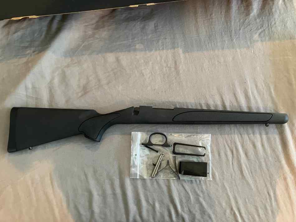 Remington 700 short action factory synthetic stock