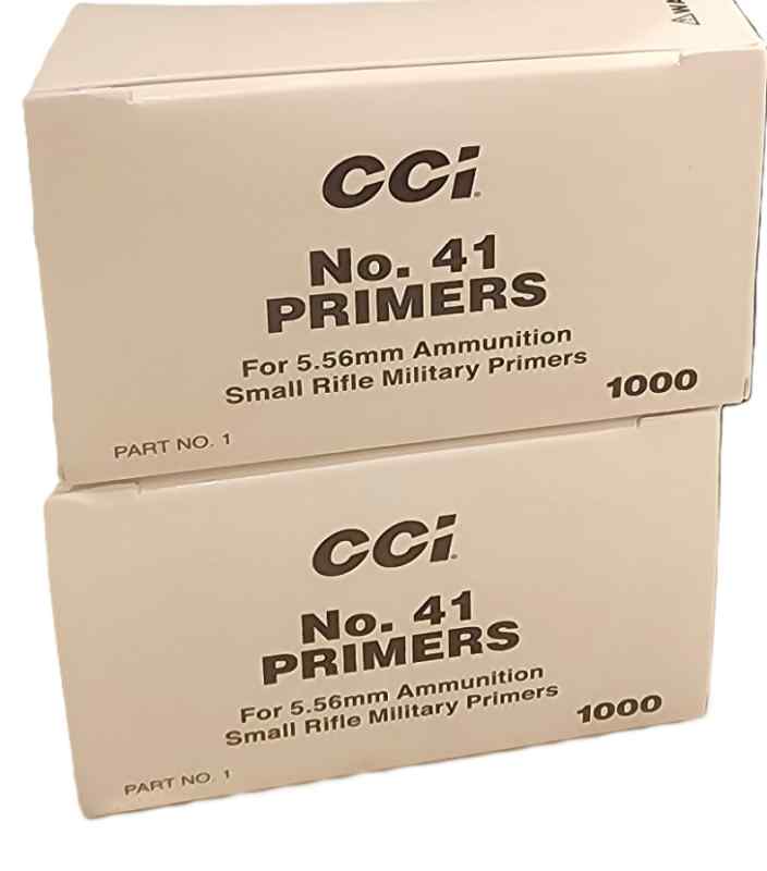 6000 Small Rifle Primers (CCI #41 &amp; Rem 6.5)