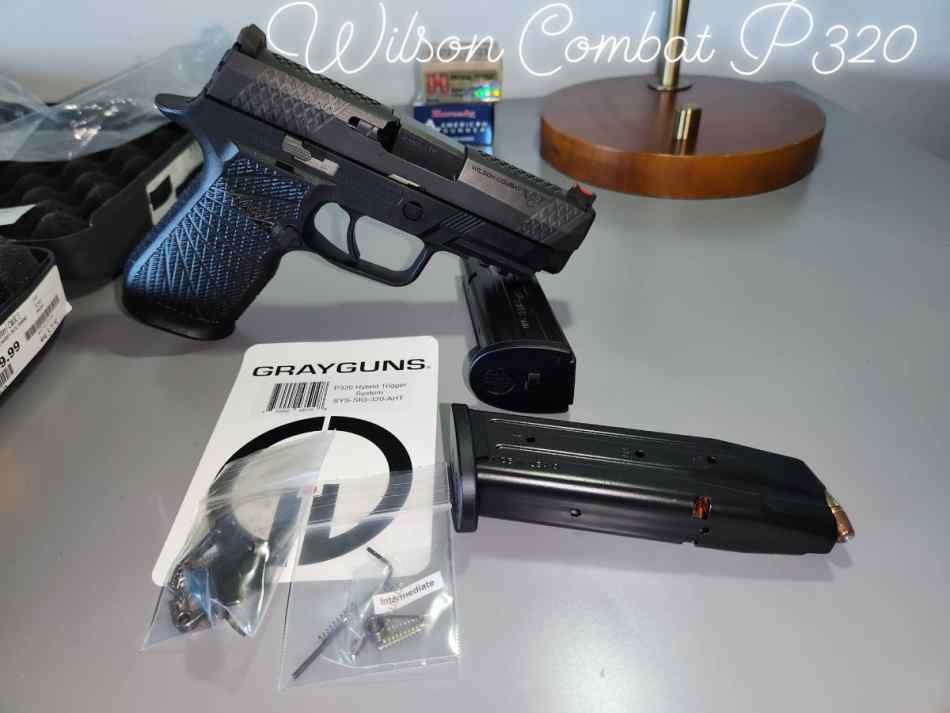 Wilson Combat WCP320C 9mm Black Action Tuned 