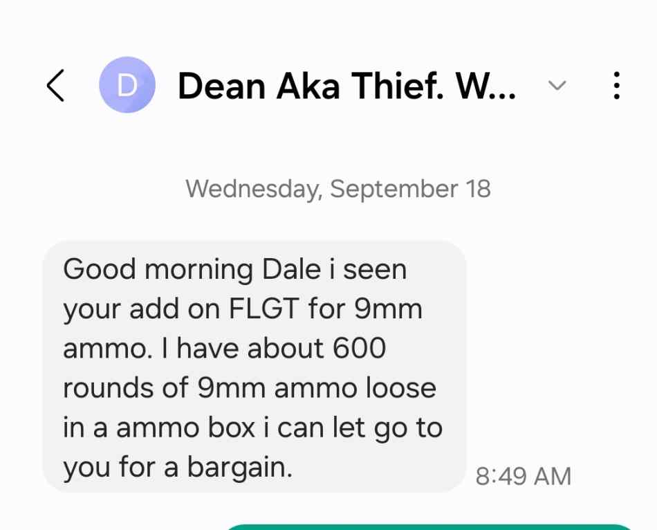 Thief and scammer.   Said his name was Dean