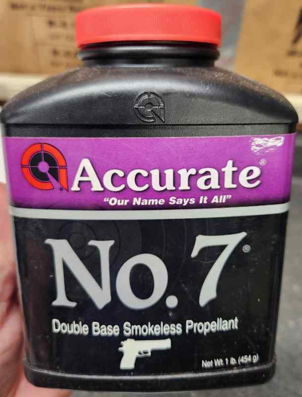 ACCURATE No. 7 Double Base Smokeless Pistol Powder