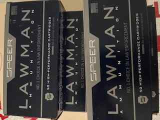 Eight Boxes + Speer Lawman .380 Auto 95 gr TMJ