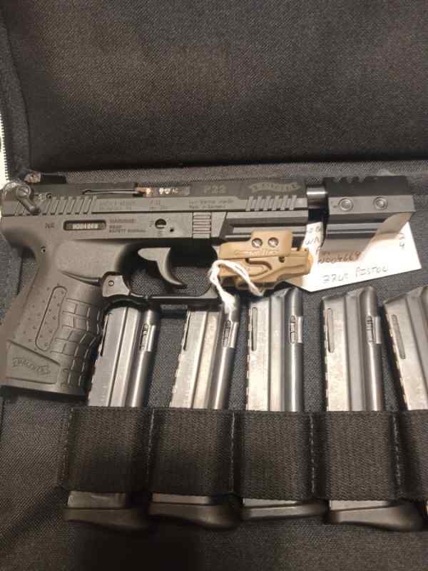 PRE OWNED WALTHER P22 22LR PISTOL