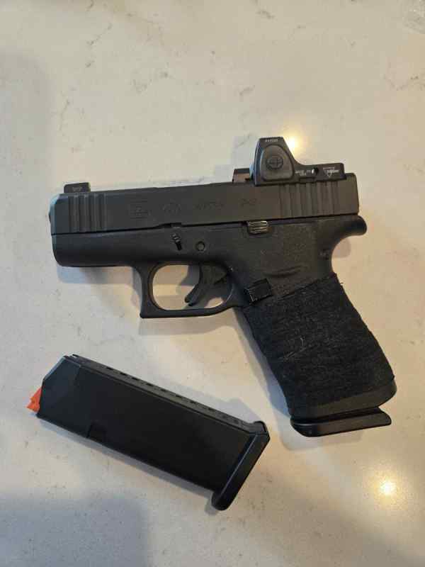 Glock 43x, RMRCC, SA Mags, Nigh sights