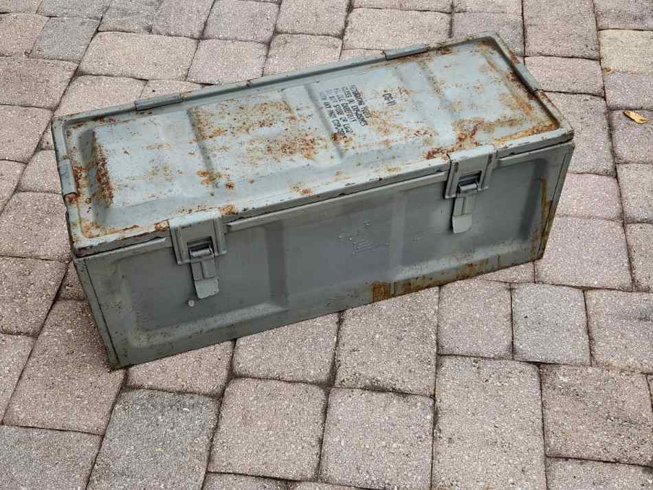 Large Ammo Can Storage Military Grey