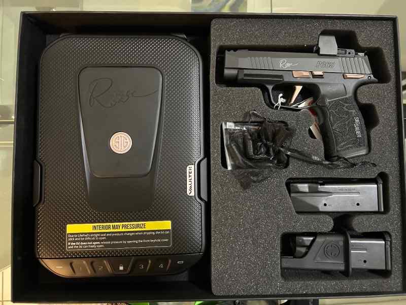 Sig P365XL Comp Rose with extras 