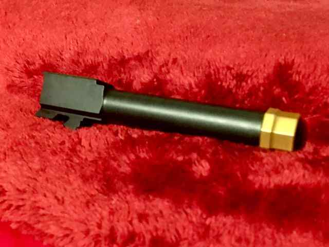 Glock 19 Threaded Barrel W/ Agency Thread Cap 