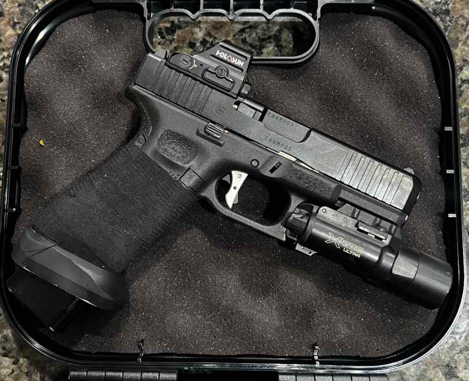 Glock 45 mos with optic/surefire