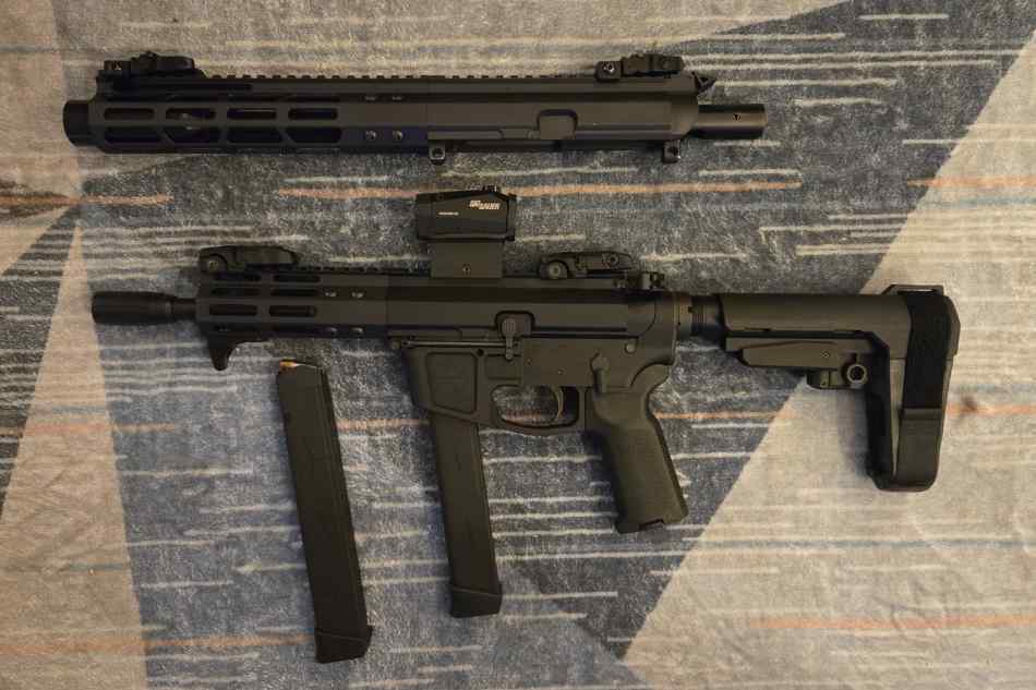 AR-9 Pistol w/extra upper